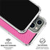 Pink Carbon Fiber Specialty Texture Material iPhone 16 Pro Clear Case
